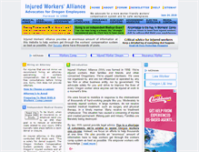 Tablet Screenshot of injuredworker.org